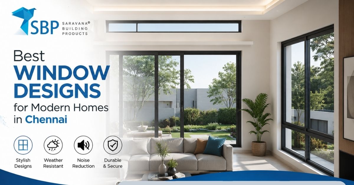 Best Window Designs for Modern Homes in Chennai