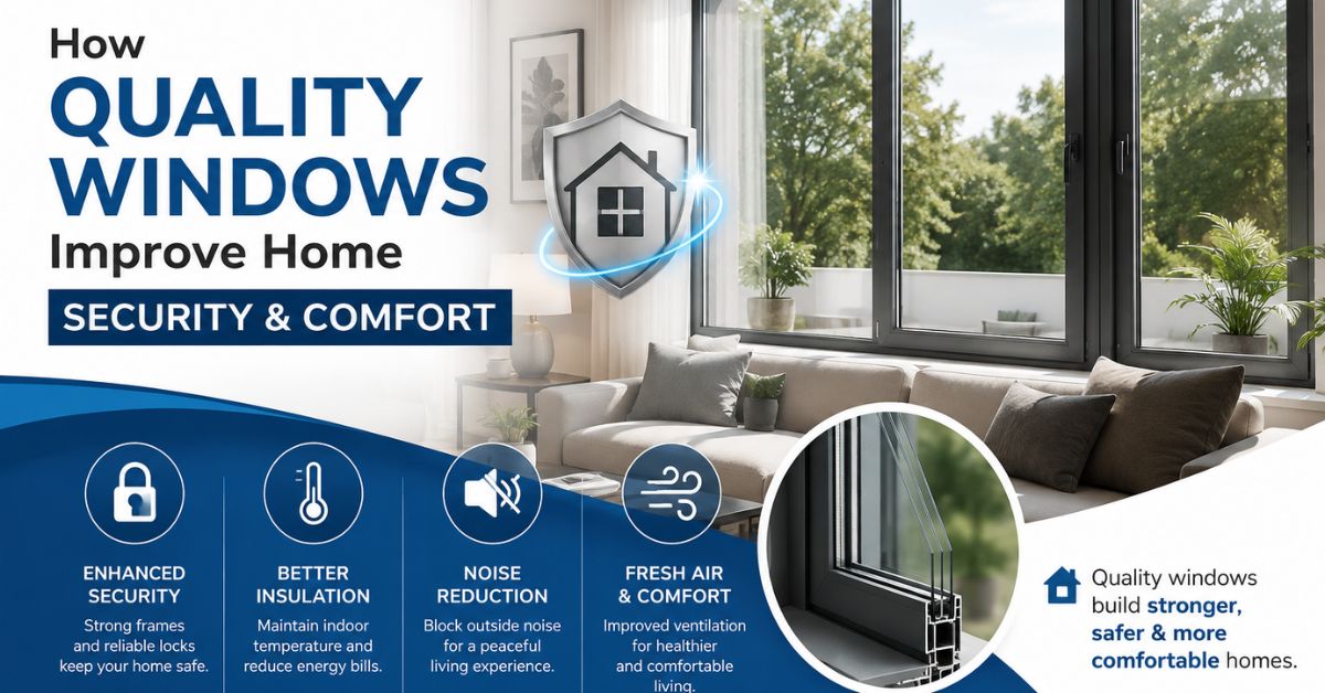 How Quality Windows Improve Home Security and Comfort