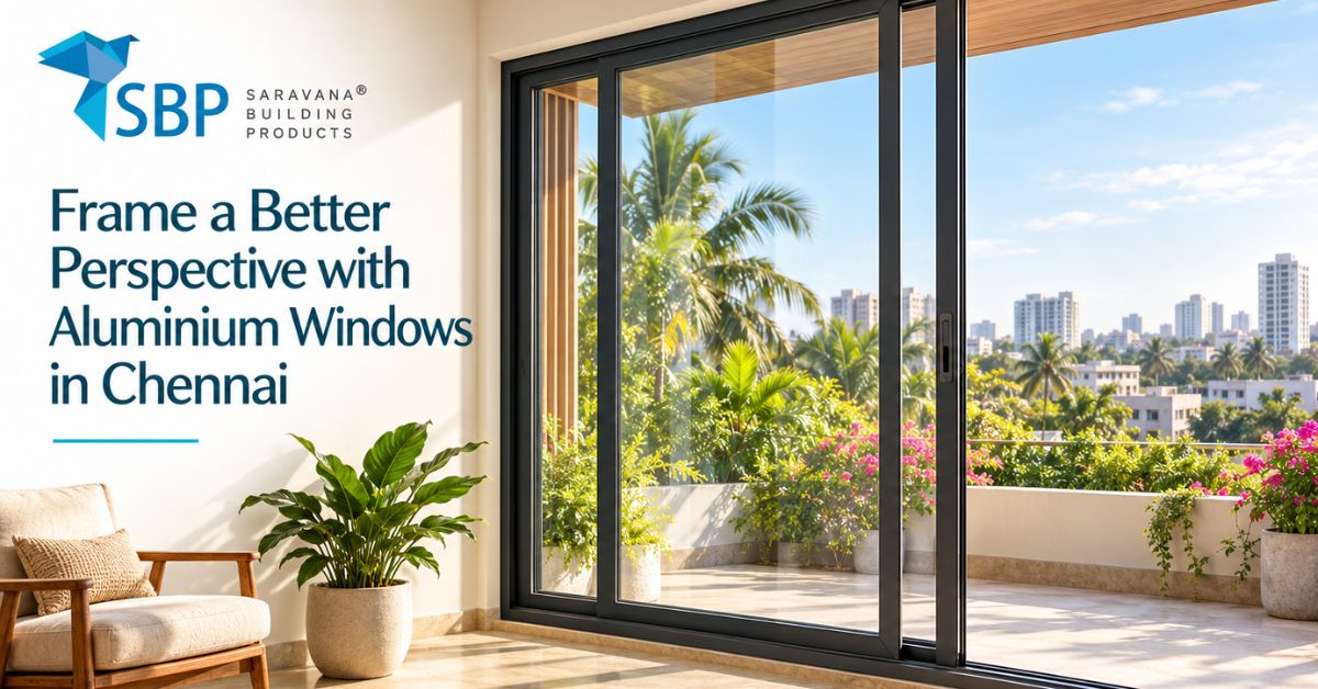 Frame a Better Perspective with Aluminium Windows in Chennai