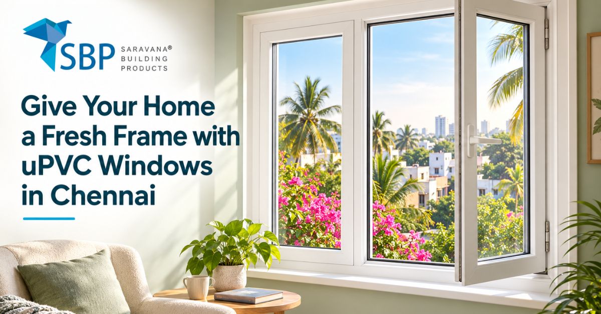 Give Your Home a Fresh Frame with uPVC Windows in Chennai