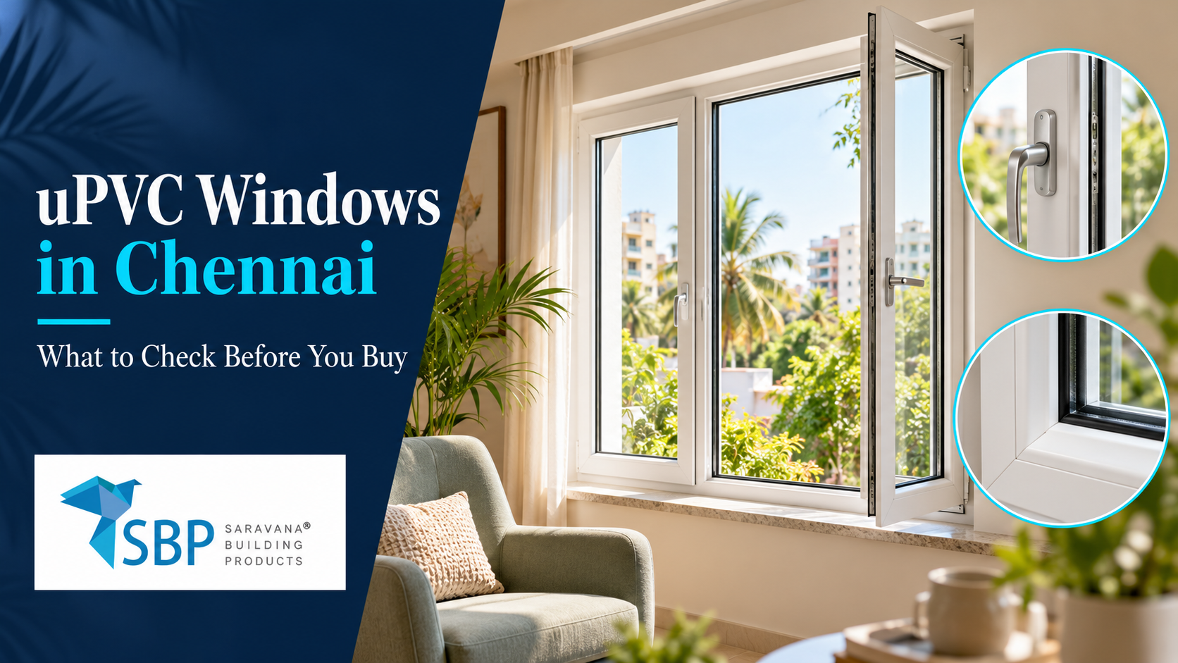 UPVC Windows in Chennai: What to Check Before You Buy